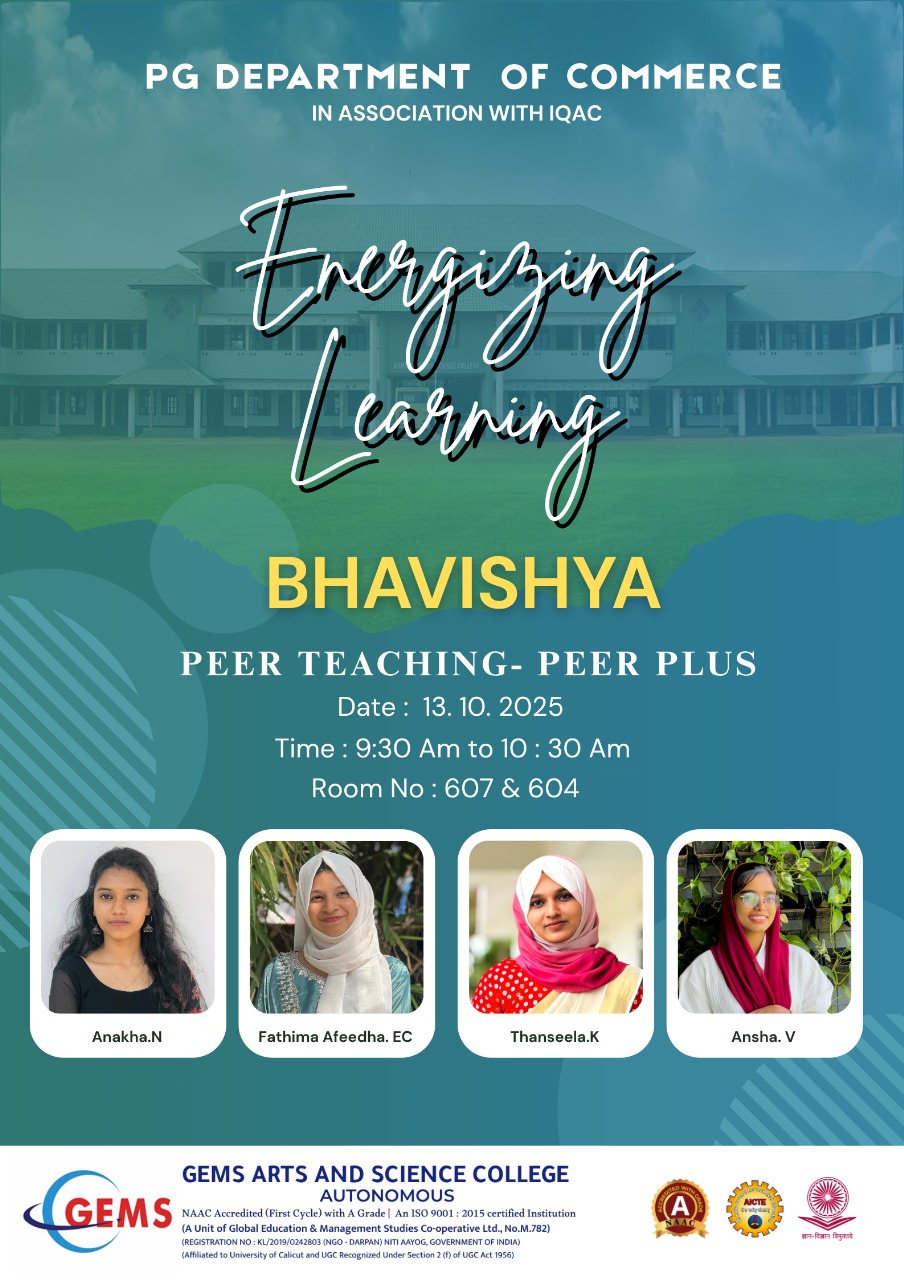 “BHAVISHYA – PEER TEACHING: PEER PLUS