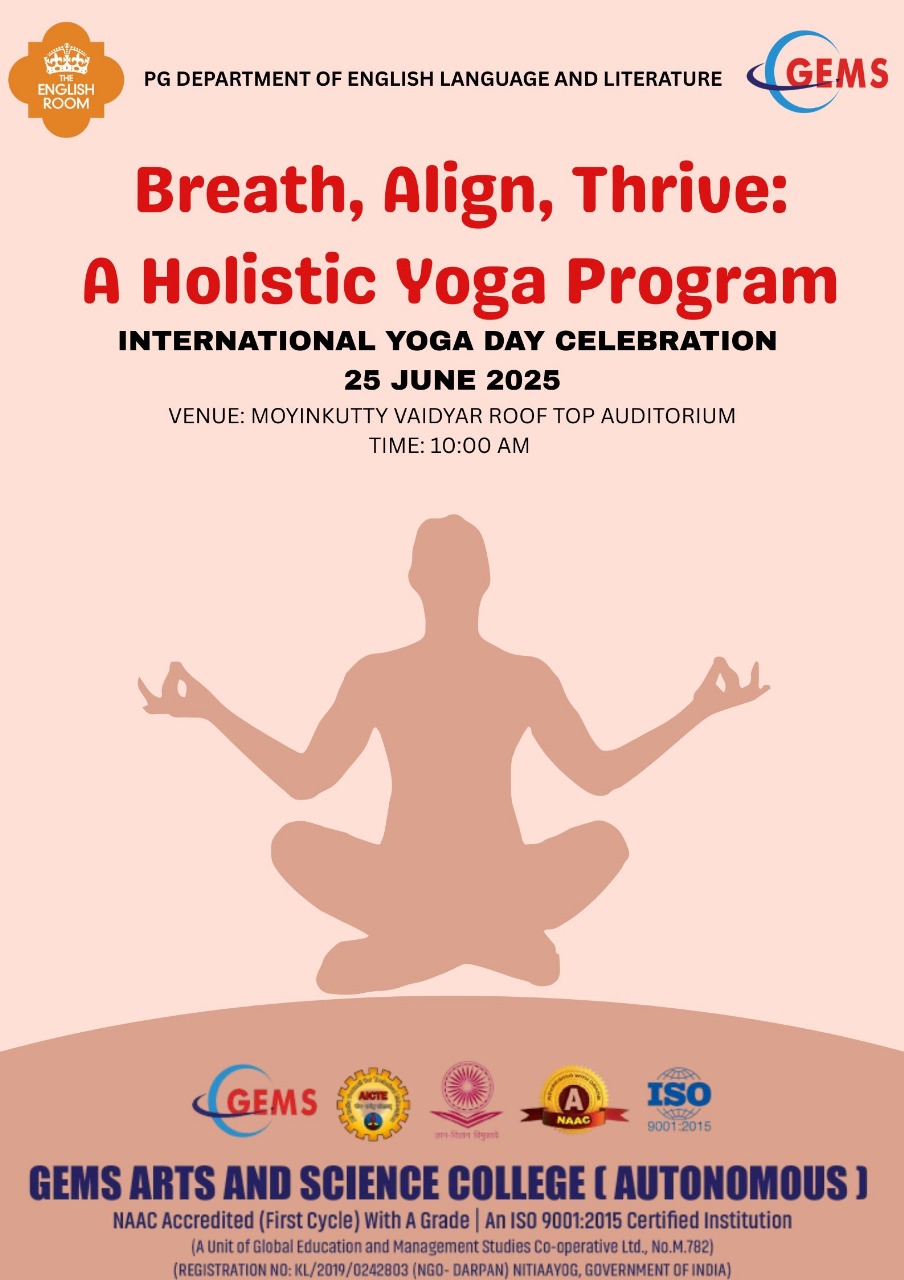 "Breath, Align, Thrive: A Holistic Yoga Program"-YOGA DAY