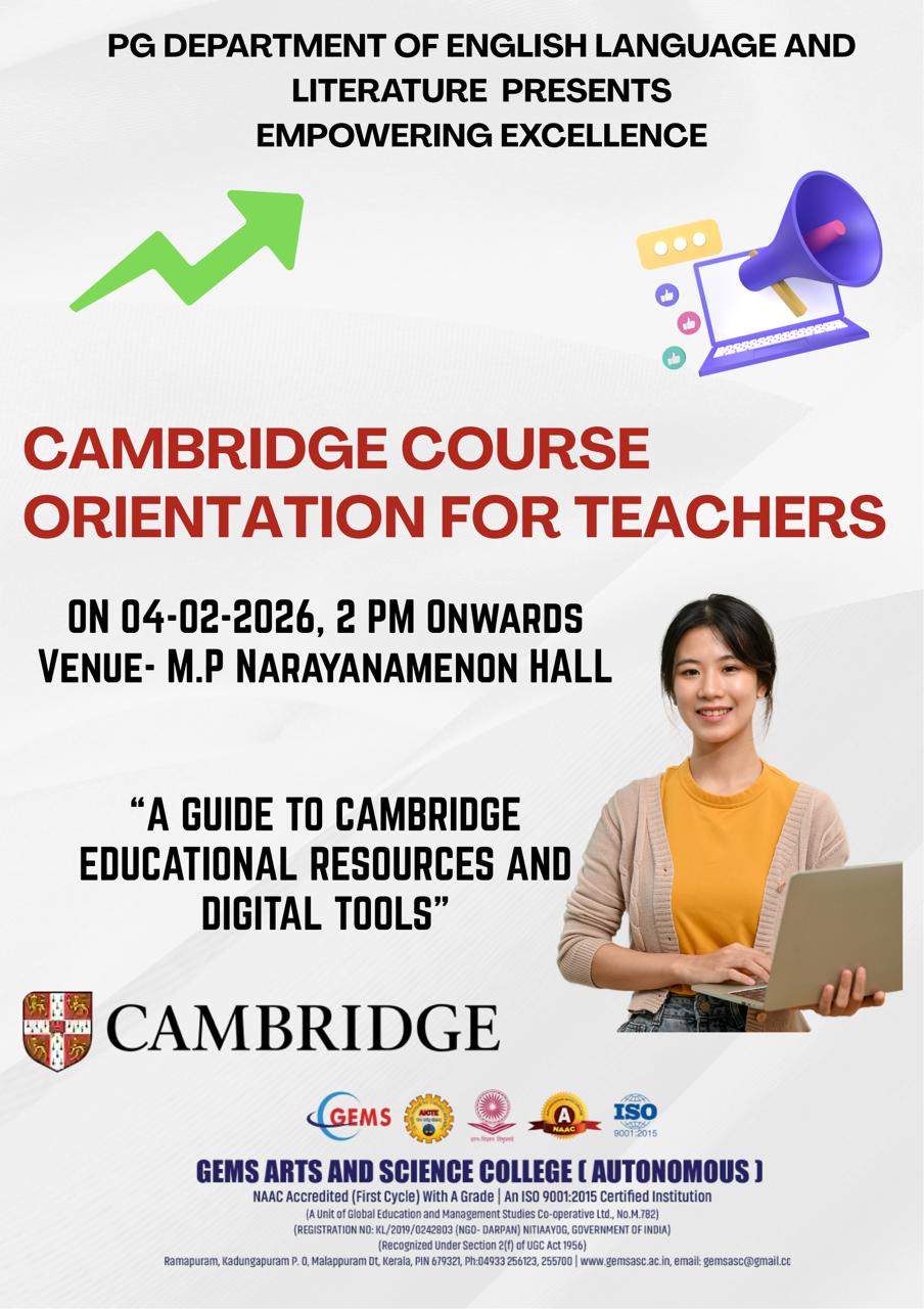 Cambridge Course Orientation for teachers