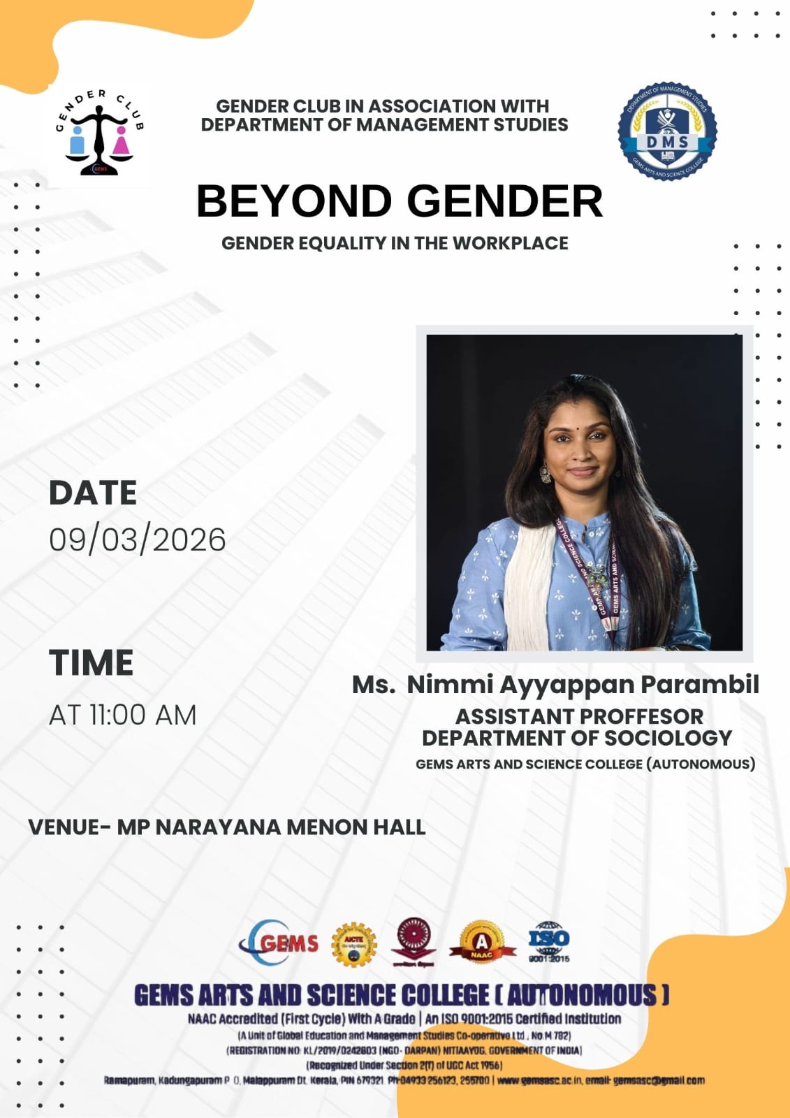 BEYOND GENDER – GENDER EQUALITY IN THE WORKPLACE