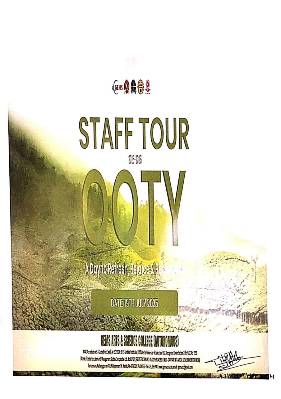 Staff Tour organized by Staff Recreation Club