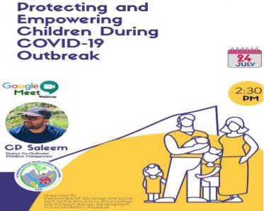 WEBINAR ON PROTECTING AND EMPOWERING CHILDREN DURING COVID-19 OUTBREAK