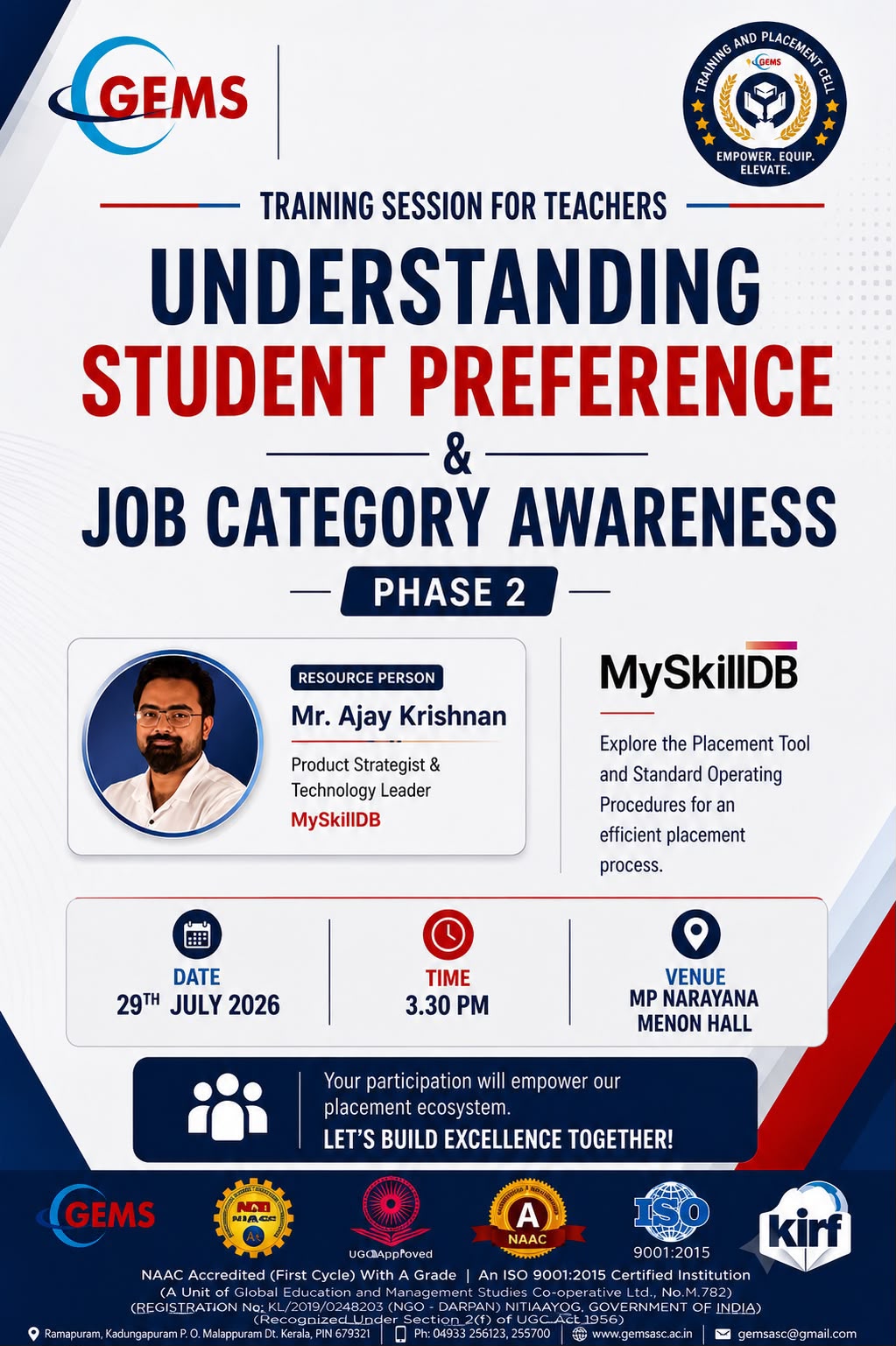 “Understanding Student Preference & Job Category Awareness – Phase 2”