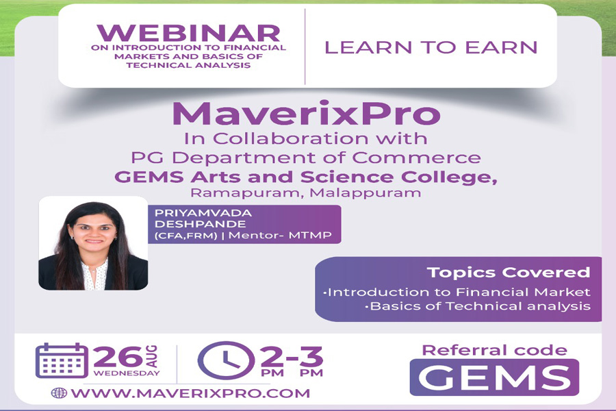 WEBINAR ON INTRODUCTION TO FINANCIAL MARKETS