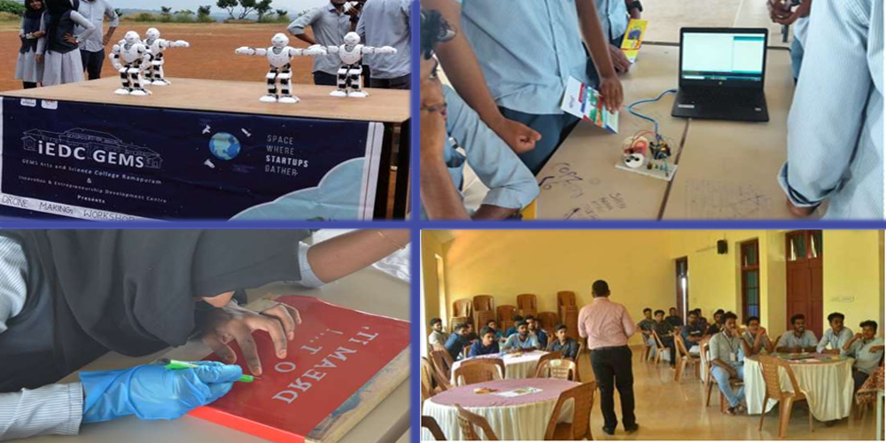 The Innovation and Entrepreneurship Development Cell (IEDC) ( Students Cell) of GEMS Arts and Science College,Ramapuram, Malappuram’ Kerala Supported by the Govt of Kerala