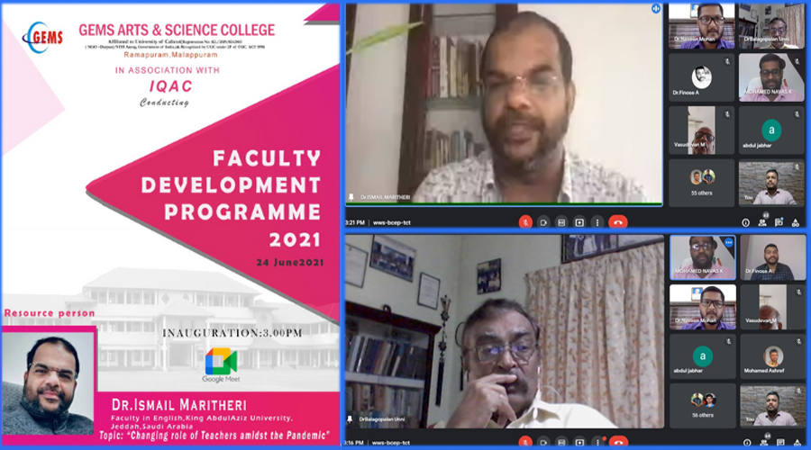 FACULTY DEVELOPMENT PROGRAMME 2021 IN ASSOCIATION WITH IQAC