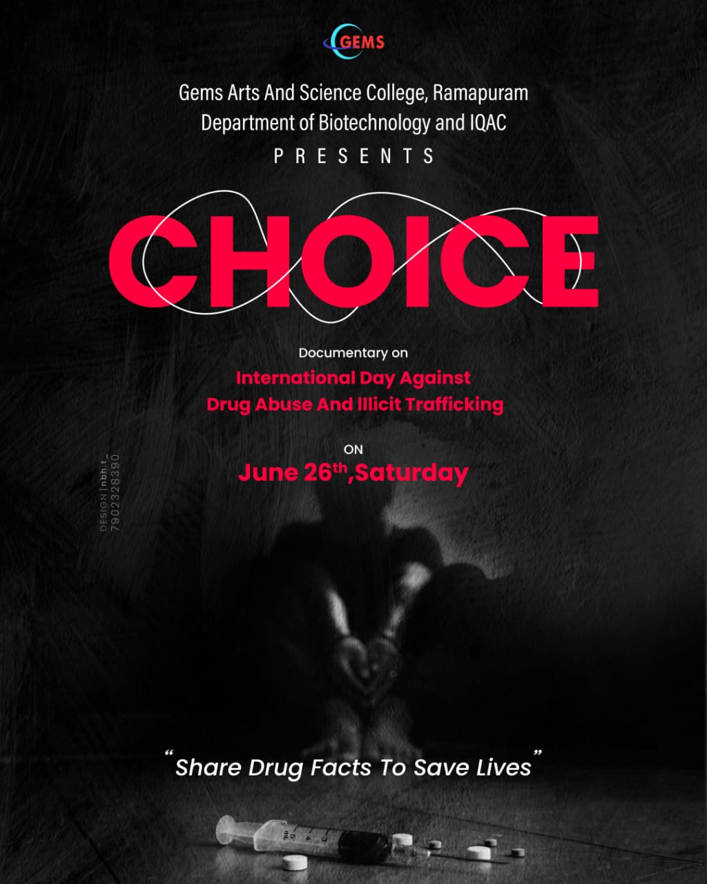 Released a documentary on International Day against drug abuse and illicit trafficking
