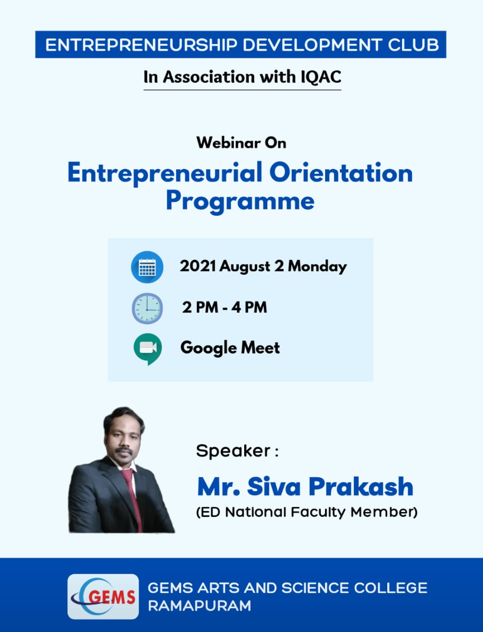 Entrepreneurial Orientation Programme