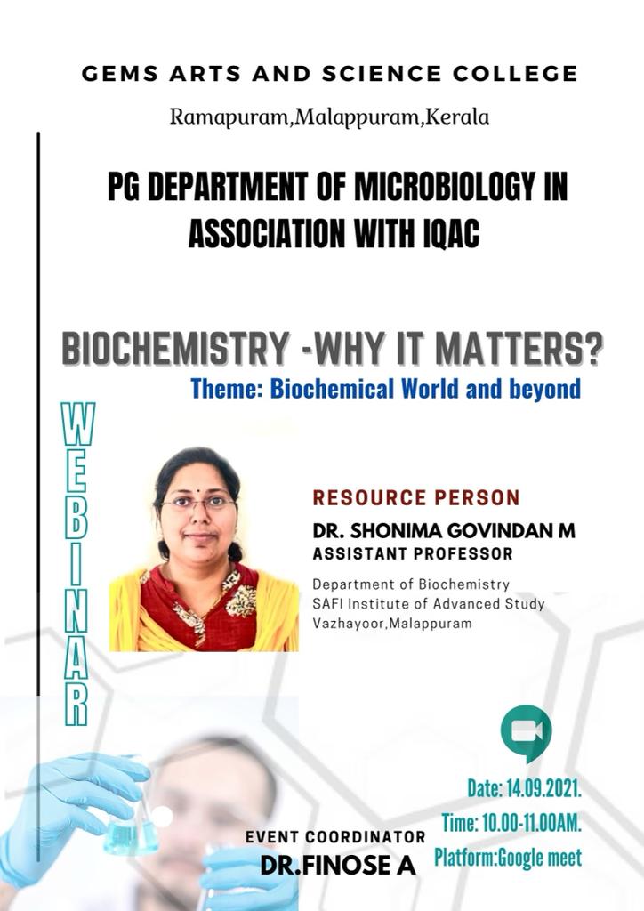 Biochemistry-Why it matters?