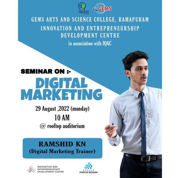 SEMINAR ON DIGITAL MARKETING