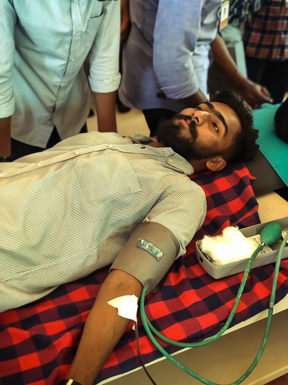 SPARSAM, The blood Donation Camp organized by GEMS NSS unit, becomes a huge success