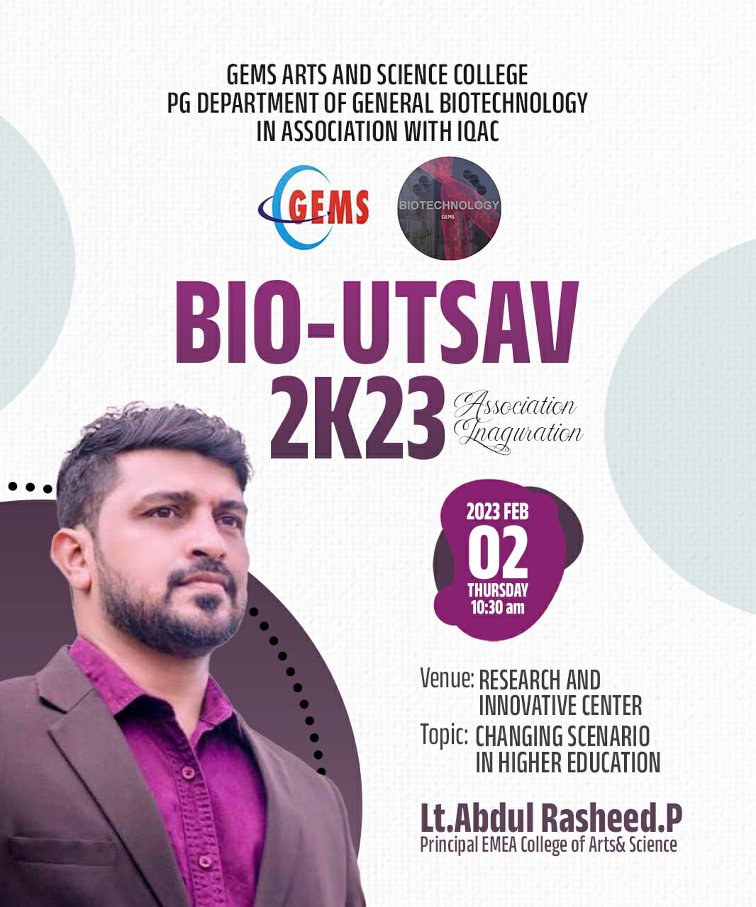 Bio Utsav on 2/2/2023