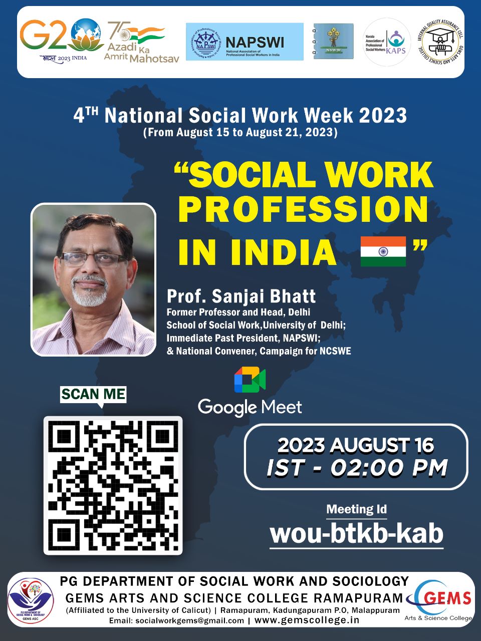 4th National Social Work Week 2023