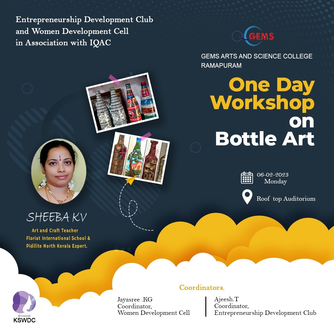 One Day WorkShop On Bottle Art