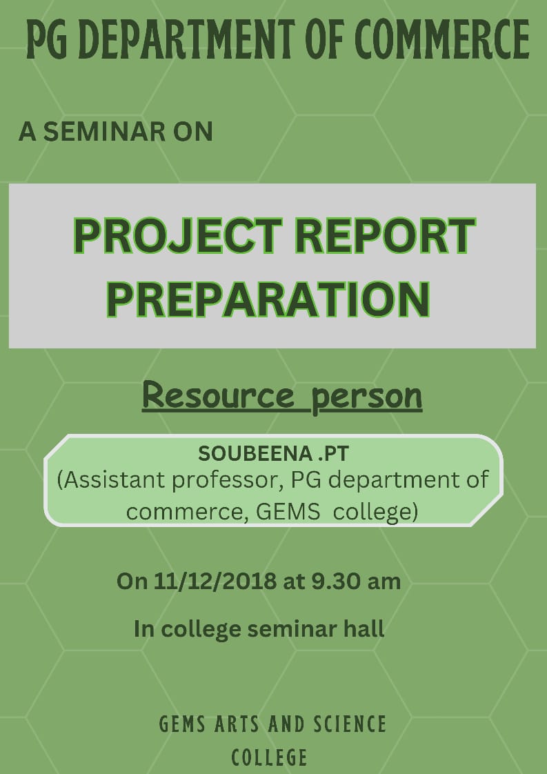 Project Report Preparation