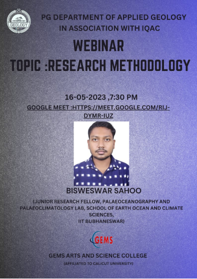 WEBINAR ON RESEARCH METHODOLOGY