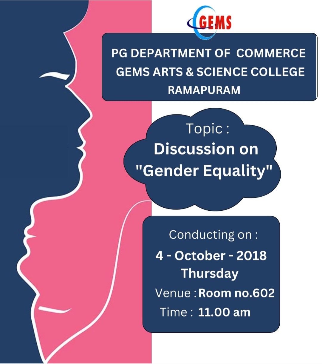 DISCUSSION ON GENDER EQUALITY