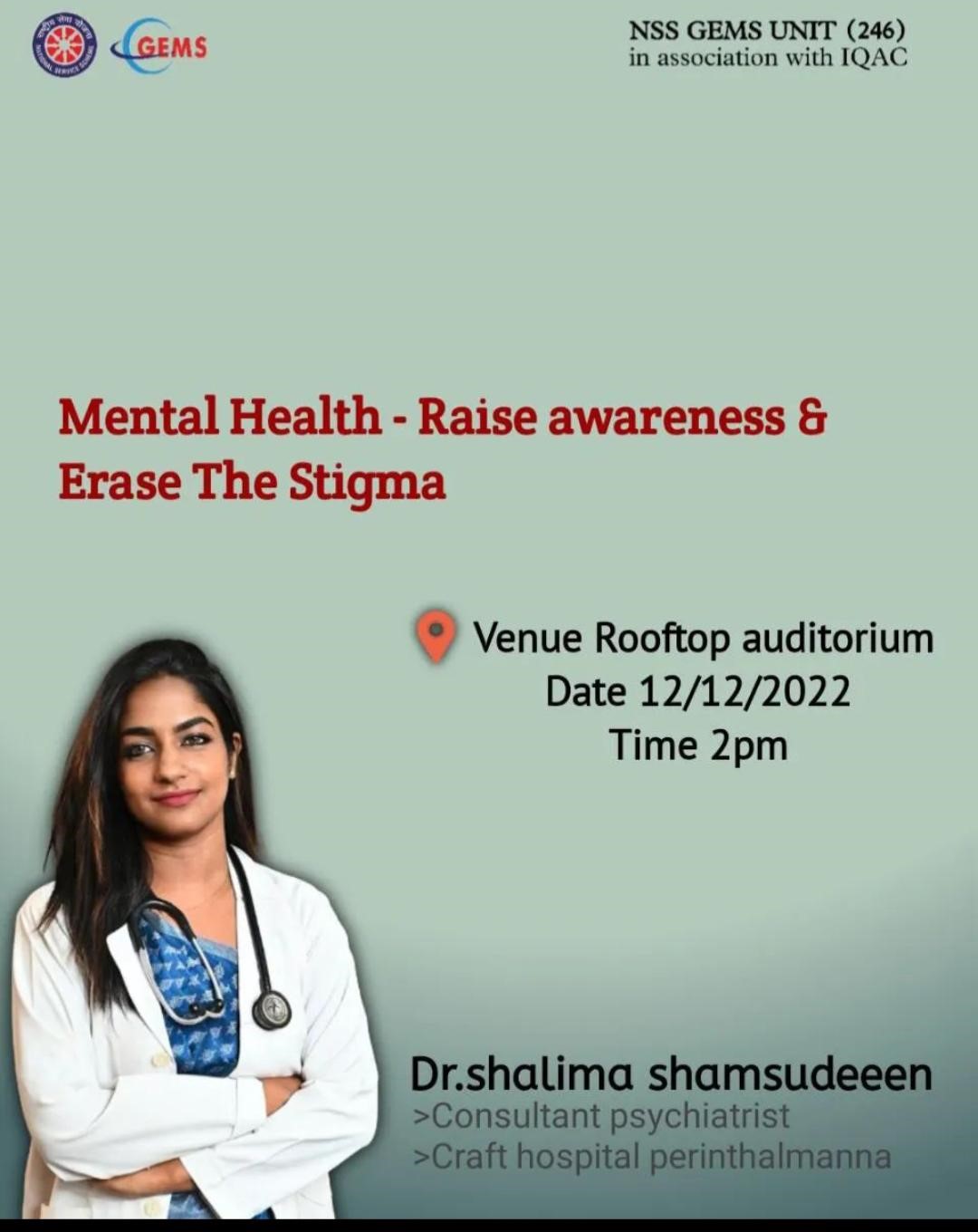 MENTAL HEALTH AWARENESS PROGRAM