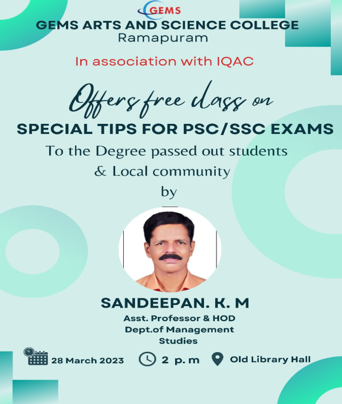 SPECIAL TIPS FOR PSC/SSC EXAMINATION FOR THE LOCAL COMMUNITY & DEGREE PASS OUT STUDENTS.