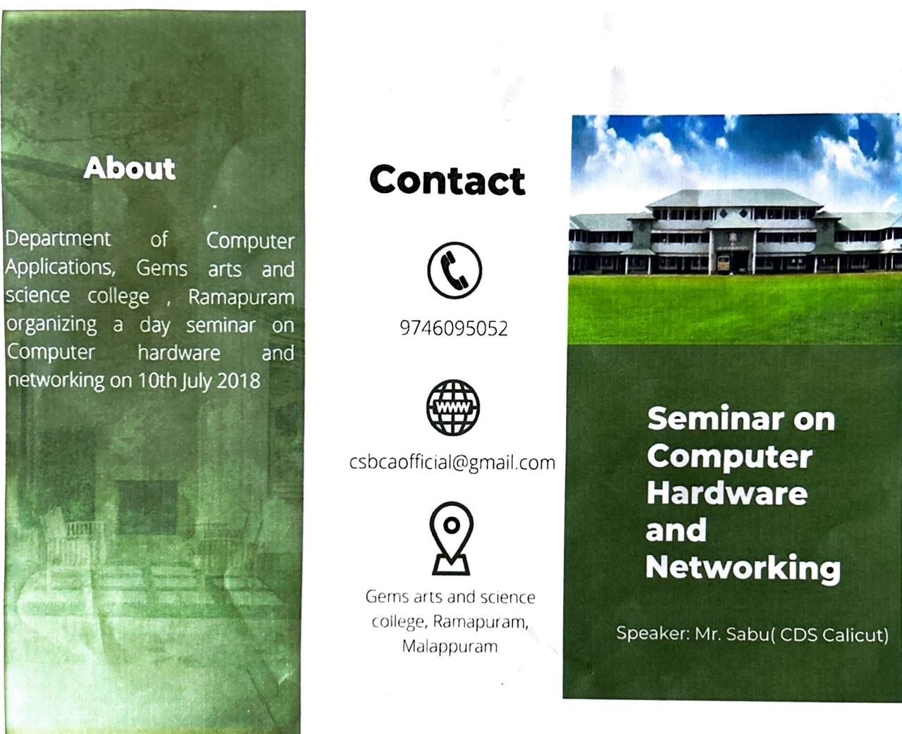 .Computer Hardware and Networking