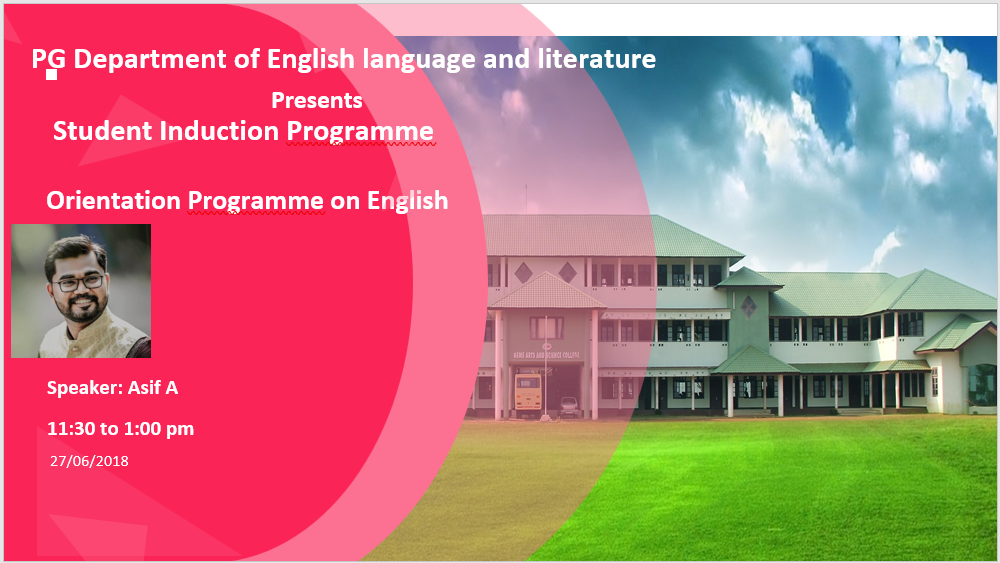 Student orientation programme