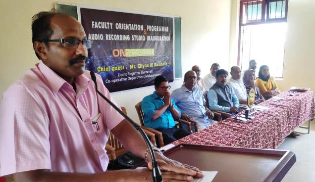 Audio Lab inauguration and Faculty Orientation.