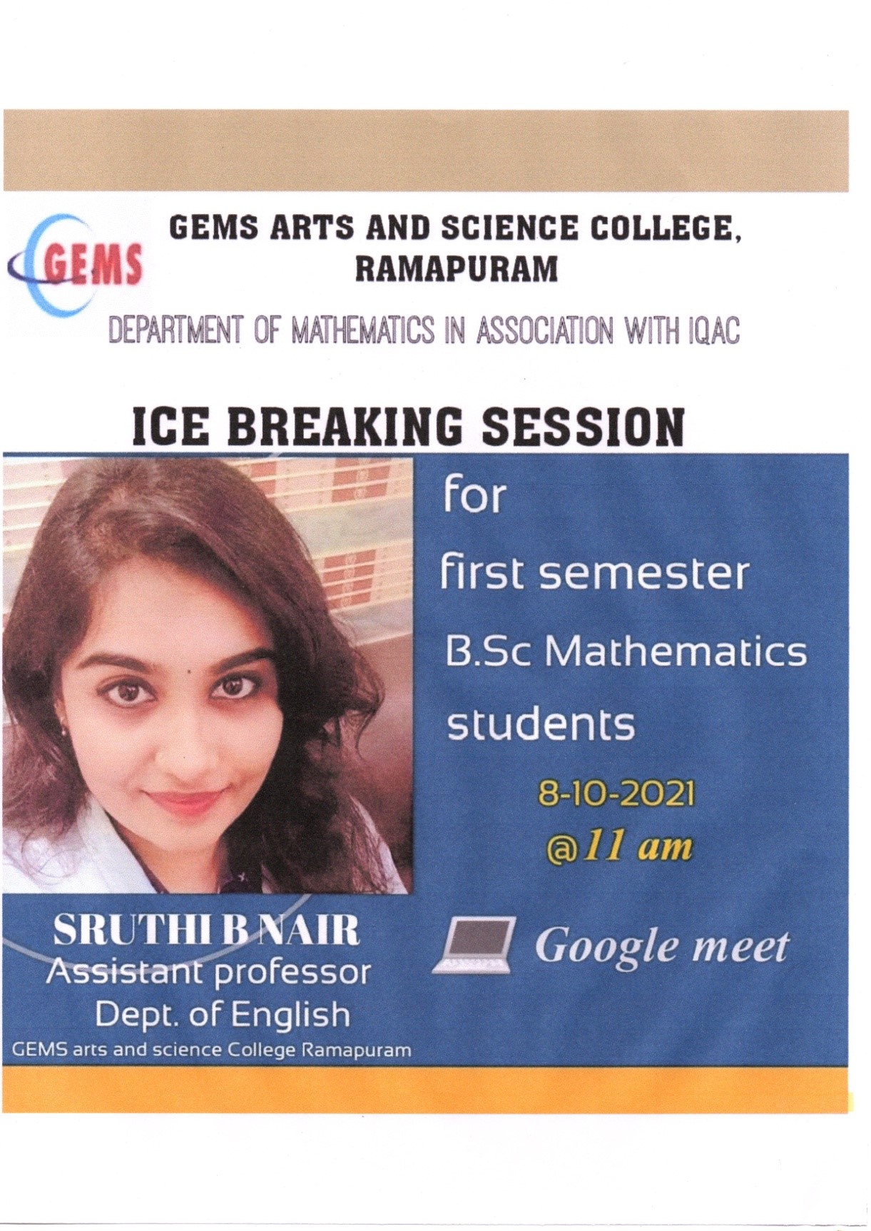 ICE BREAKING SESSION