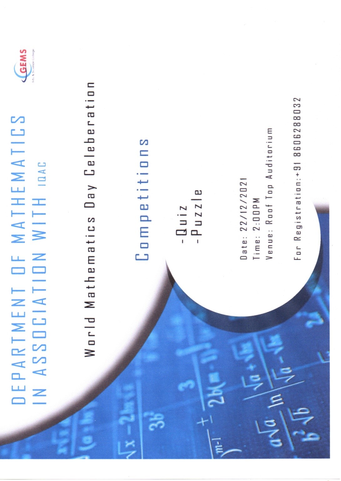 Mathematics Day Celebration