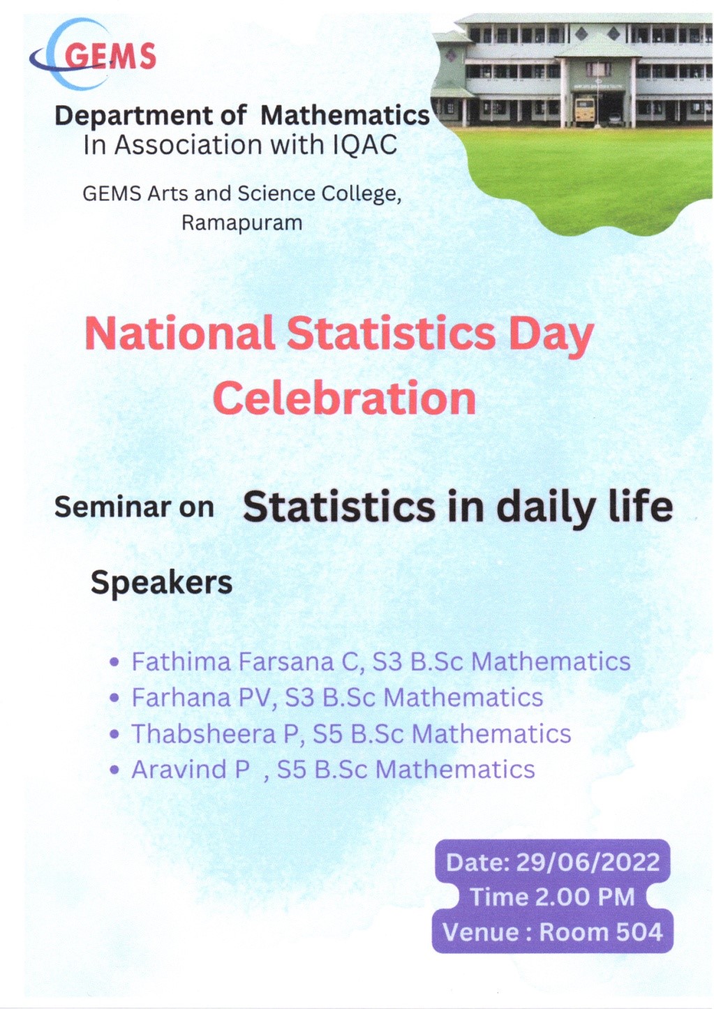 Statistics Day 29