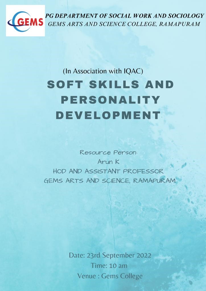 Soft Skills and Personality Development