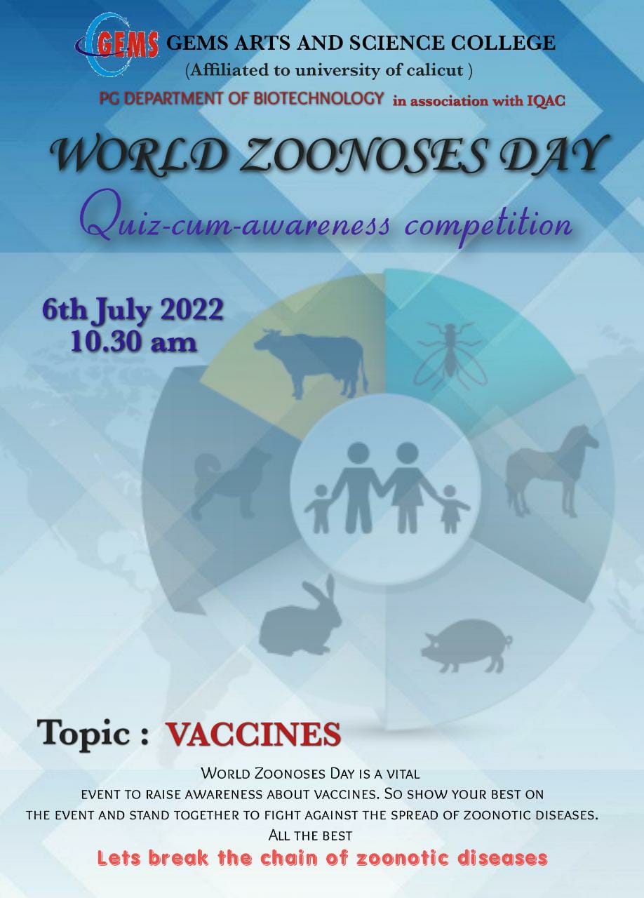 World Zoonosis Day Quiz and Awareness Competition