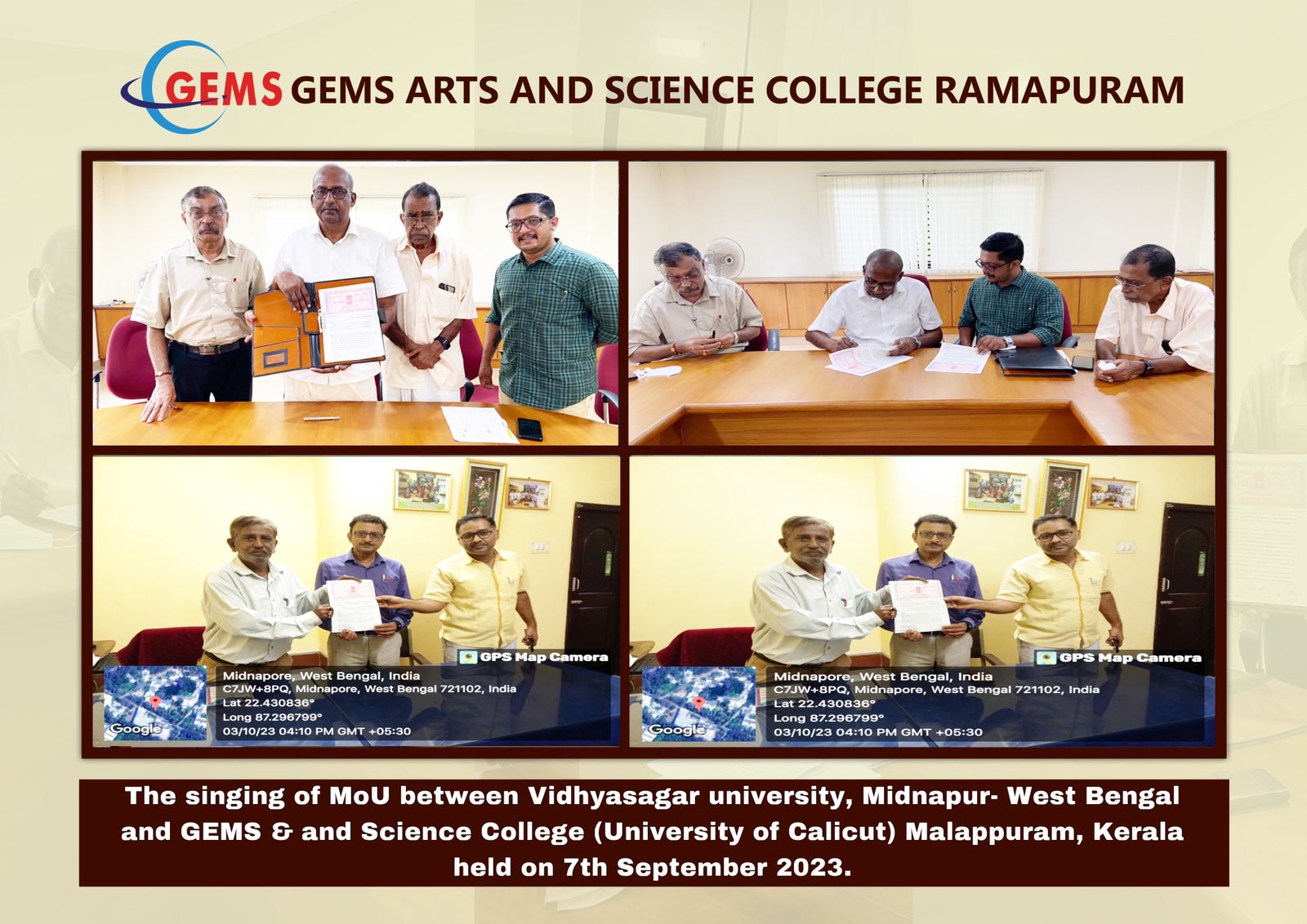 MoU with Vidyasagar University-2023