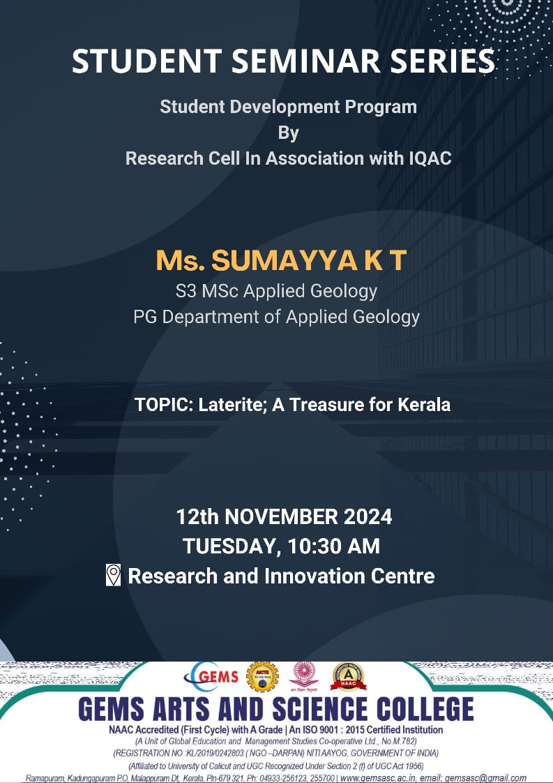 STUDENT SEMINAR SERIES