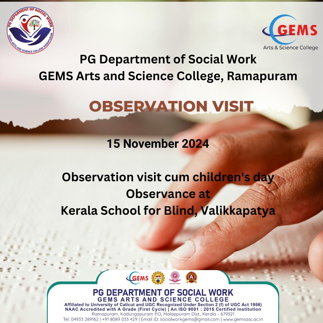 Observation Visit cum Children's Day Observance