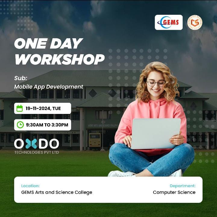 WORKSHOP ON MOBILE APP DEVELOPMENT
