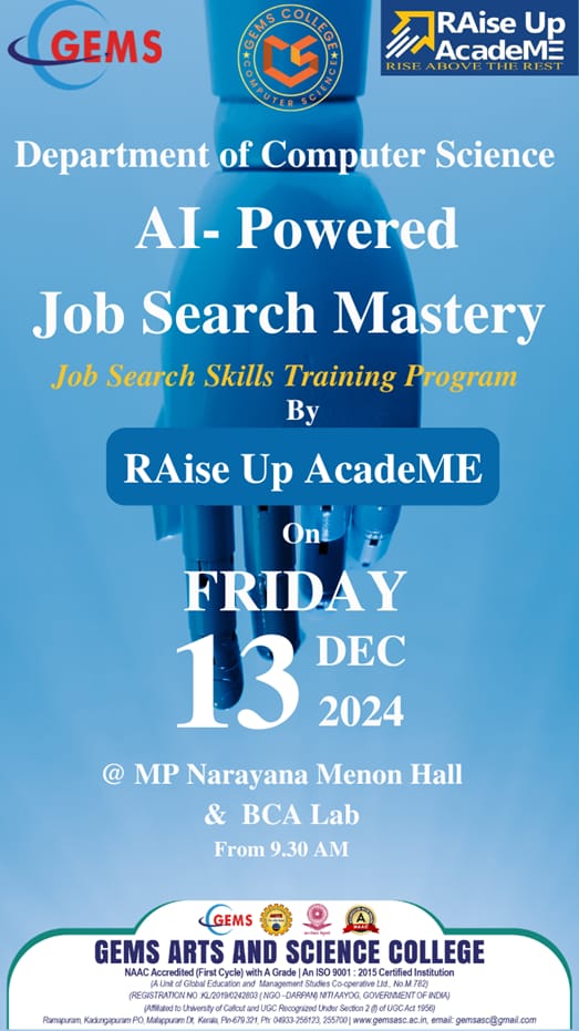 Training session on "AI-Powered Job Search Mastery"