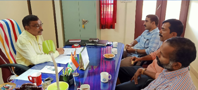 Press meet with Director Academic and Research of GEMS Arts and Science College, Ramapuram held on 27th August 2019 at the College campus