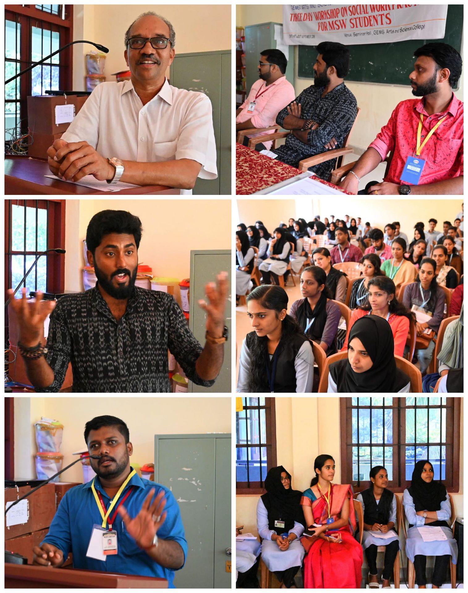 Three day Workshop on Social Work Practice for MSW and Sociology students, Inaugurated