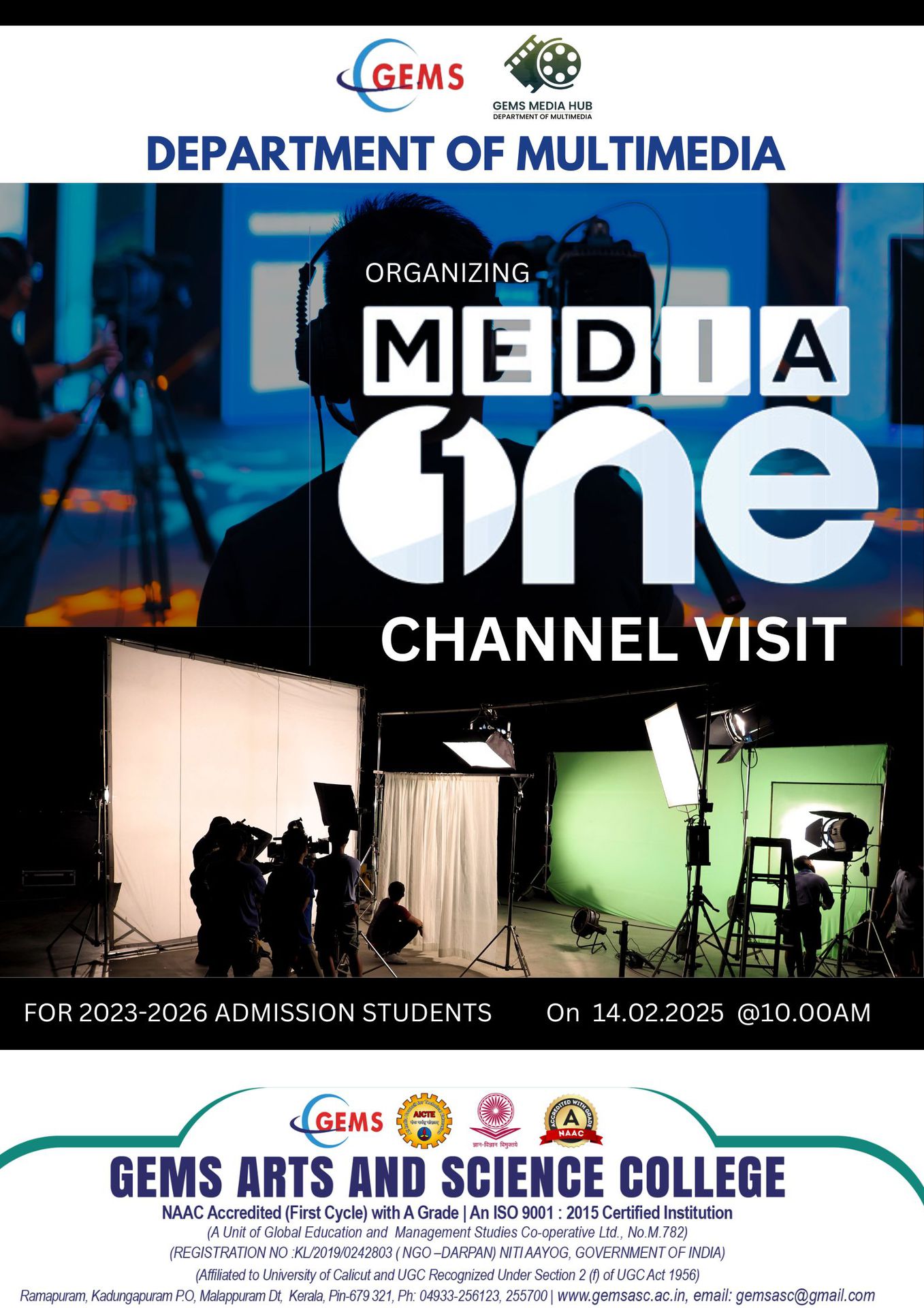 Media One Channel Visit-Department of Multimedia