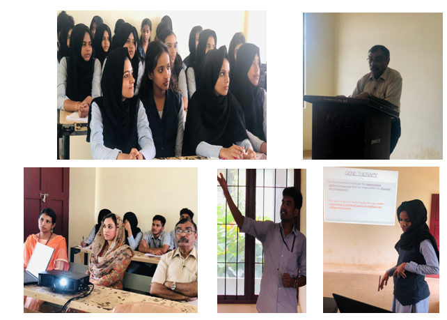 Organised Science Essay and Speech competition among the BSc (Biotechnology) students of GEMS Arts and Science college