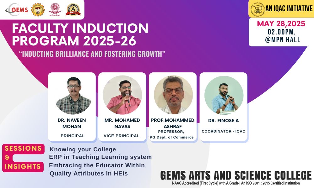 Faculty Induction Program 2025–26