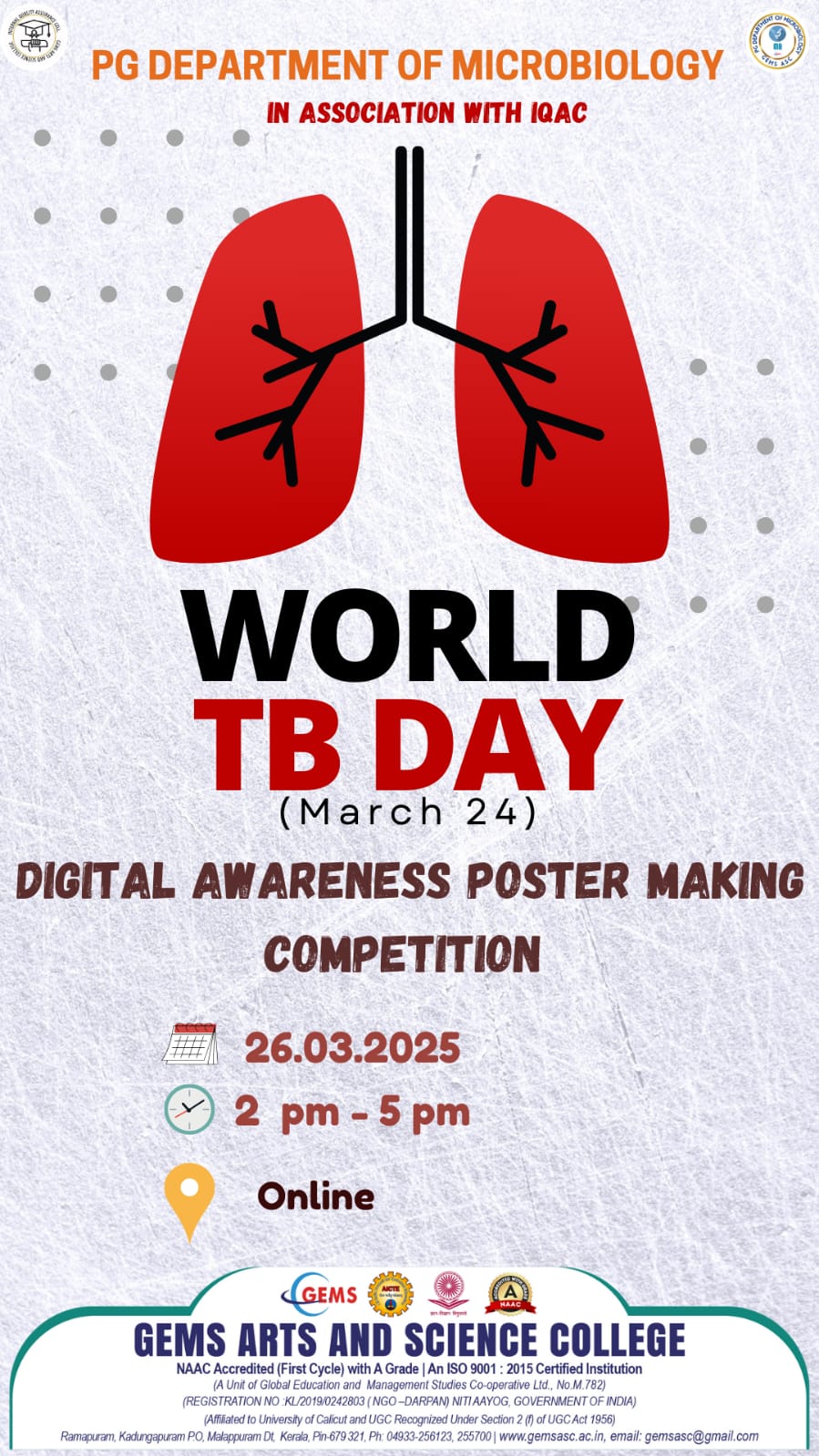 DIGITAL AWARENESS POSTER MAKING COMPETITION