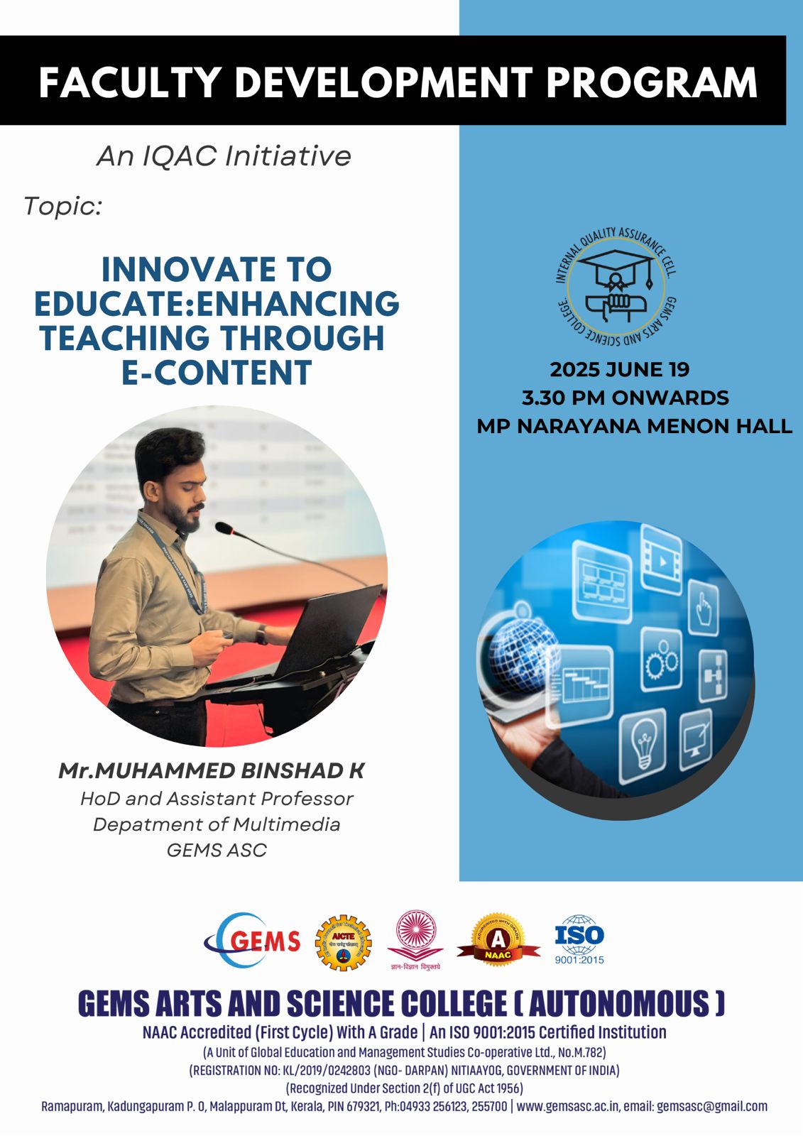 Faculty Development Program at GEMS ASC