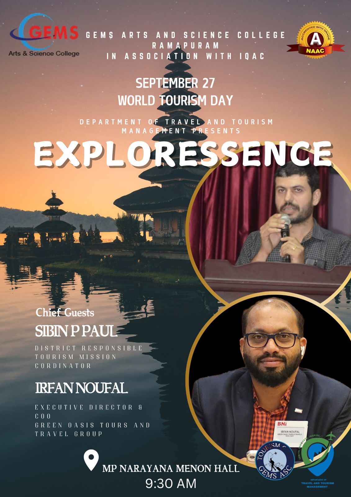 World Tourism Day Celebration