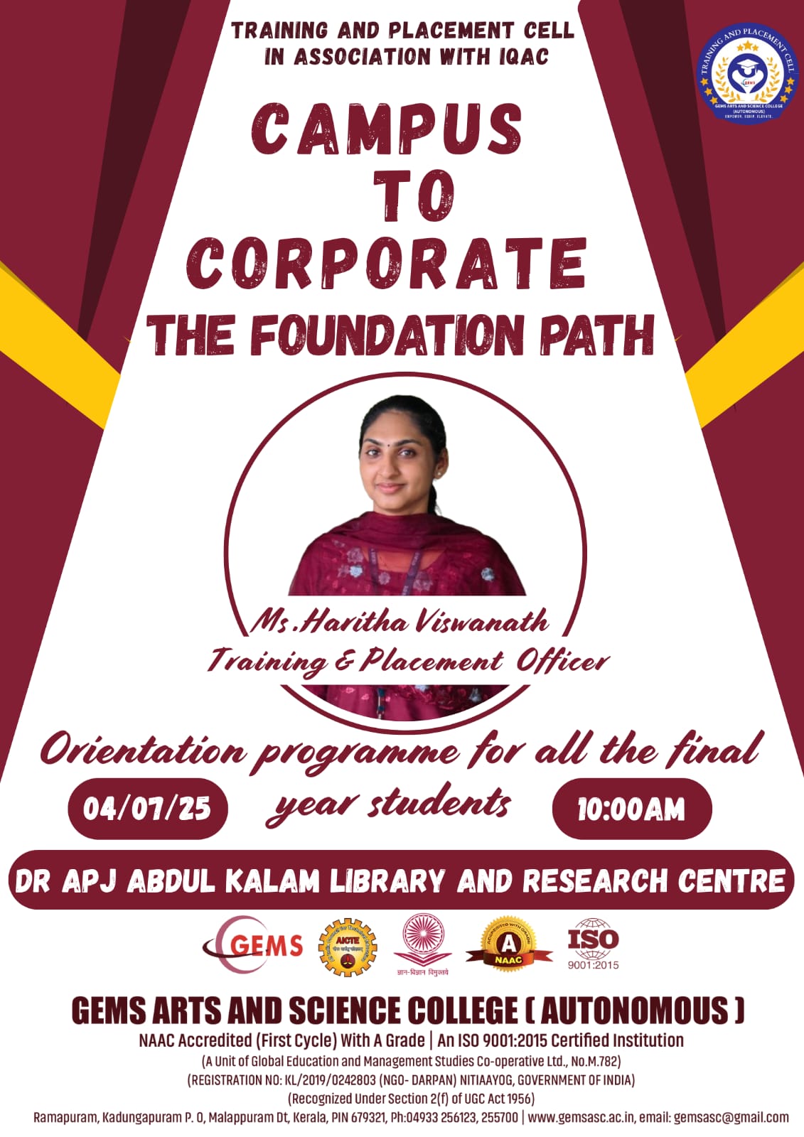 Campus to Corporate: The Foundation Path