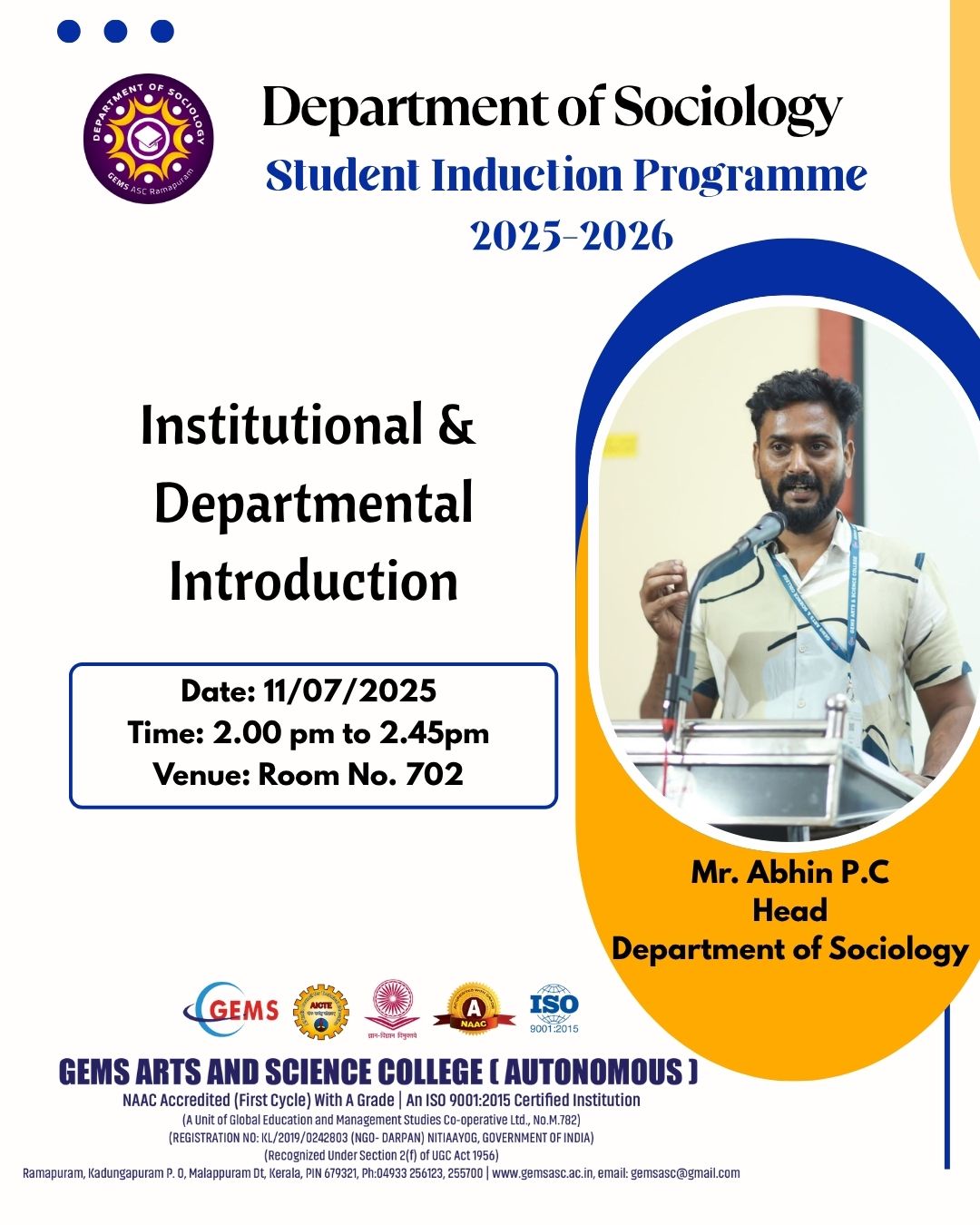 Student Induction Program