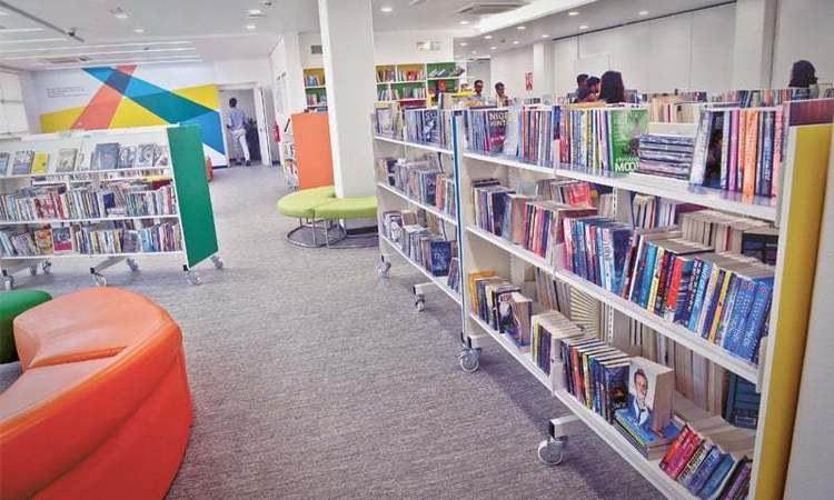 On line library facilities of British Council Library at GEMS Arts and Science College