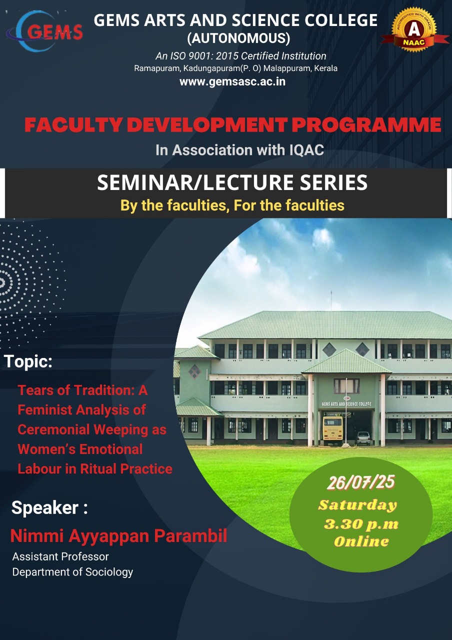SEMINAR/LECTURE SERIES