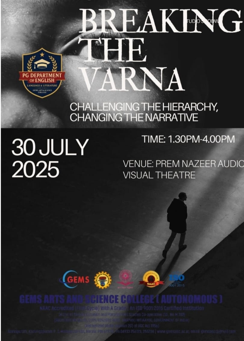 “Breaking the Varna: Challenging the Hierarchy, Changing the Narrative”