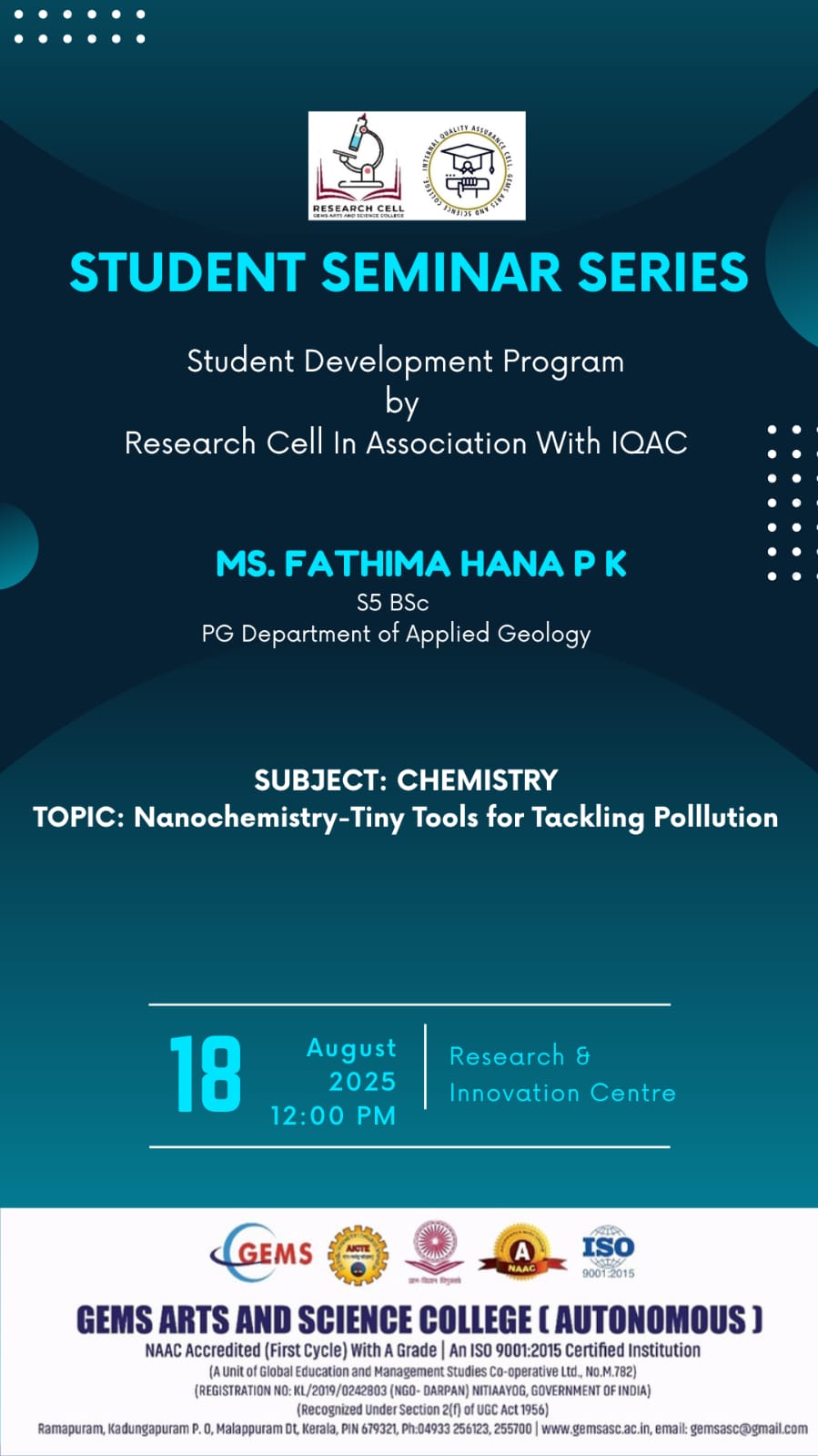 student seminar